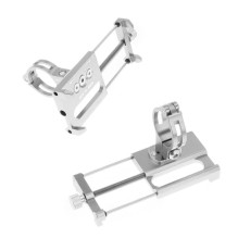 GUB bike holder for mobile phone G85 Aluminium silver