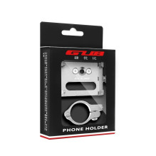 GUB bike holder for mobile phone G85 Aluminium silver