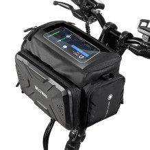 WILDMAN traveling bag for bike handlebars with zipper GS6 4L ( 4 "- 7" ) black WILDMAN traveling bag for bike handlebars with zipper GS6 4L ( 4 "- 7" ) black