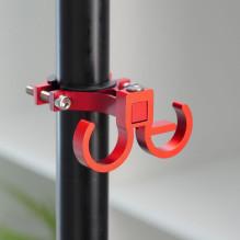 Hook for shopping with two loops for bike / scooter aluminum FS366 red Hook for shopping with two loops for bike / scooter aluminum FS366 red