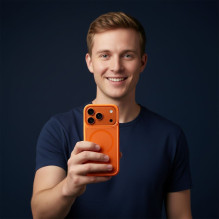 ROAR dėklas MAG BUMPER, suderinamas su „MagSafe“, skirtas IPHONE 17 Air, oranžinis ROAR dėklas MAG BUMPER, suderinamas su „MagSafe“, skirtas IPHONE 17 Air, oranžinis