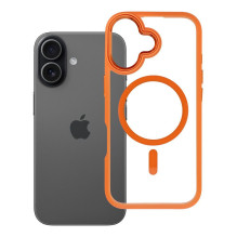 ROAR dėklas MAG BUMPER, suderinamas su „MagSafe“, skirtas IPHONE 17, oranžinis ROAR dėklas MAG BUMPER, suderinamas su „MagSafe“, skirtas IPHONE 17, oranžinis