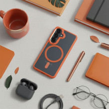 ROAR case MAG BUMPER compatible with MagSafe for SAMSUNG S26 Plus orange