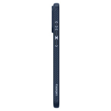 SPIGEN dėklas LIQUID AIR, skirtas IPHONE 15 Pro Max, tamsiai mėlynas