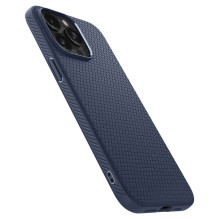 SPIGEN dėklas LIQUID AIR, skirtas IPHONE 15 Pro Max, tamsiai mėlynas