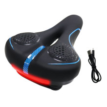 Bike saddle with built-in...