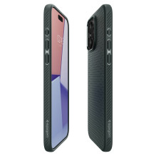 SPIGEN dėklas LIQUID AIR iPhone 15 Pro Max, beprotiškai žalias