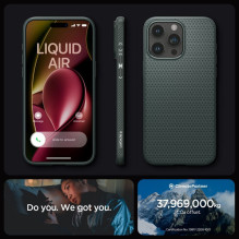 SPIGEN case LIQUID AIR for IPHONE 15 Pro Max abyss green SPIGEN case LIQUID AIR for IPHONE 15 Pro Max abyss green