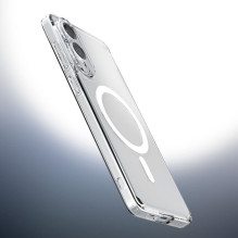 SPIGEN case ULTRA HYBRID MAG compatible with MagSafe for SAMSUNG S25 Edge clear white SPIGEN case ULTRA HYBRID MAG compatible with MagSafe for SAMSUNG S25 Edge clear white