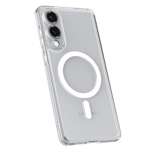 SPIGEN case ULTRA HYBRID MAG compatible with MagSafe for SAMSUNG S25 Edge clear white SPIGEN case ULTRA HYBRID MAG compatible with MagSafe for SAMSUNG S25 Edge clear white