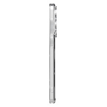 SPIGEN ULTRA HYBRID MAG dėklas, suderinamas su „MagSafe“, skirtas SAMSUNG S25 Edge, skaidriai baltas
