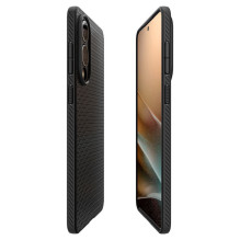 SPIGEN case LIQUID AIR for SAMSUNG S25 Edge matte black SPIGEN case LIQUID AIR for SAMSUNG S25 Edge matte black