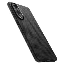 SPIGEN dėklas LIQUID AIR, skirtas SAMSUNG S25 Edge, matinės juodos spalvos SPIGEN dėklas LIQUID AIR, skirtas SAMSUNG S25 Edge, matinės juodos spalvos