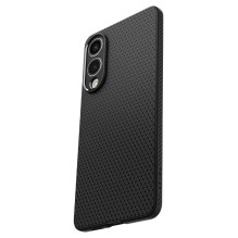 SPIGEN dėklas LIQUID AIR, skirtas SAMSUNG S25 Edge, matinės juodos spalvos SPIGEN dėklas LIQUID AIR, skirtas SAMSUNG S25 Edge, matinės juodos spalvos