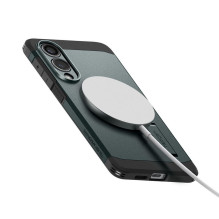 SPIGEN case TOUGH ARMOR compatible with MagSafe for SAMSUNG S25 Edge abyss green SPIGEN case TOUGH ARMOR compatible with MagSafe for SAMSUNG S25 Edge abyss green