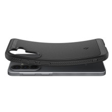„Spigen Rugged Armor“ dėklas, skirtas „Samsung A57 5G“, juodas „Spigen Rugged Armor“ dėklas, skirtas „Samsung A57 5G“, juodas