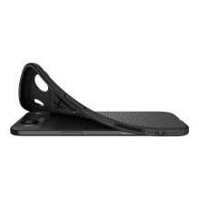 SPIGEN dėklas LIQUID AIR iPhone 17 Air matinės juodos spalvos