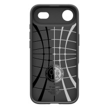 SPIGEN dėklas LIQUID AIR iPhone 17 Air matinės juodos spalvos