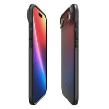 SPIGEN dėklas THIN FIT MAG, suderinamas su „MagSafe“, skirtas IPHONE 17 Air, juodas