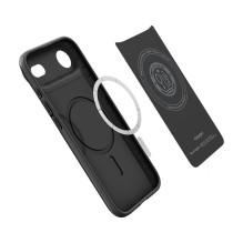 SPIGEN dėklas THIN FIT MAG, suderinamas su „MagSafe“, skirtas IPHONE 17 Air, juodas