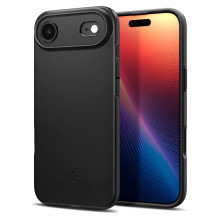 SPIGEN dėklas THIN FIT MAG, suderinamas su „MagSafe“, skirtas IPHONE 17 Air, juodas