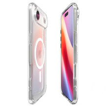 SPIGEN case ULTRA HYBRID MAG compatible with MagSafe for IPHONE 17 Air clear white SPIGEN case ULTRA HYBRID MAG compatible with MagSafe for IPHONE 17 Air clear white