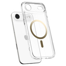 SPIGEN case ULTRA HYBRID MAG compatible with MagSafe for IPHONE 17 Air clear gold SPIGEN case ULTRA HYBRID MAG compatible with MagSafe for IPHONE 17 Air clear gold