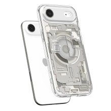 SPIGEN case ULTRA HYBRID MAG compatible with MagSafe for IPHONE 17 Air zero one natural tutanium SPIGEN case ULTRA HYBRID MAG compatible with MagSafe for IPHONE 17 Air zero one natural tutanium