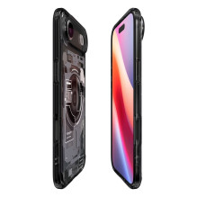 SPIGEN dėklas ULTRA HYBRID MAG MAGSAFE IPHONE 17 AIR ZERO ONE, juodas