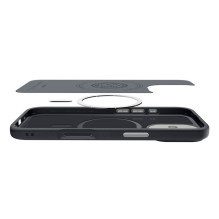 SPIGEN case NANO POP MAG compatible with MagSafe for IPHONE 17 black sesame