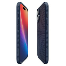 SPIGEN dėklas LIQUID AIR, skirtas IPHONE 17, tamsiai mėlynas