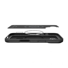 SPIGEN dėklas THIN FIT MAG, suderinamas su „MagSafe“, skirtas IPHONE 17, juodas