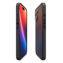 SPIGEN dėklas THIN FIT MAG, suderinamas su „MagSafe“, skirtas IPHONE 17, juodas