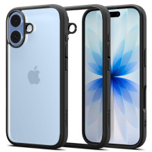 SPIGEN dėklas ULTRA HYBRID IPHONE 17 MATINĖ JUODA