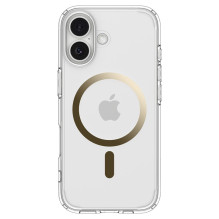 SPIGEN case ULTRA HYBRID MAG compatible with MagSafe for IPHONE 17 clear gold SPIGEN case ULTRA HYBRID MAG compatible with MagSafe for IPHONE 17 clear gold