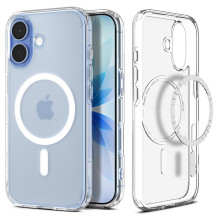 „SPIGEN ULTRA HYBRID MAG MAGSAFE IPHONE 17“ ŠALČIO BALTA