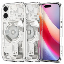 SPIGEN case ULTRA HYBRID MAG compatible with MagSafe for IPHONE 17 zero one natural tutanium SPIGEN case ULTRA HYBRID MAG compatible with MagSafe for IPHONE 17 zero one natural tutanium
