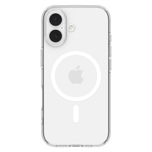 SPIGEN dėklas skystųjų kristalų MAG MAGSAFE IPHONE 17 telefonui, skaidrus / baltas SPIGEN dėklas skystųjų kristalų MAG MAGSAFE IPHONE 17 telefonui, skaidrus / baltas