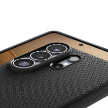 SPIGEN dėklas LIQUID AIR MAG, suderinamas su MagSafe, skirtas SAMSUNG S26 Ultra matinės juodos spalvos