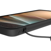 SPIGEN dėklas LIQUID AIR MAG, suderinamas su MagSafe, skirtas SAMSUNG S26 Ultra matinės juodos spalvos