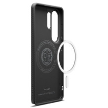 SPIGEN dėklas LIQUID AIR MAG, suderinamas su MagSafe, skirtas SAMSUNG S26 Ultra matinės juodos spalvos