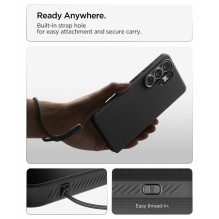 SPIGEN dėklas LIQUID AIR MAG, suderinamas su MagSafe, skirtas SAMSUNG S26 Ultra matinės juodos spalvos