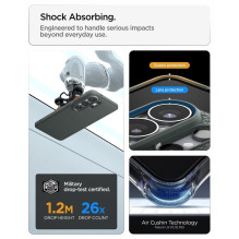 SPIGEN dėklas LIQUID AIR MAG, suderinamas su MagSafe, skirtas SAMSUNG S26 Ultra, beprotiškai žalias SPIGEN dėklas LIQUID AIR MAG, suderinamas su MagSafe, skirtas SAMSUNG S26 Ultra, beprotiškai žalias