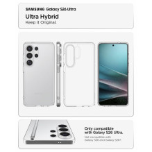 SPIGEN case ULTRA HYBRID for SAMSUNG S26 Ultra crystal clear SPIGEN case ULTRA HYBRID for SAMSUNG S26 Ultra crystal clear