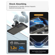 SPIGEN case TOUGH ARMOR compatible with MagSafe for SAMSUNG S26 Ultra gunmetal