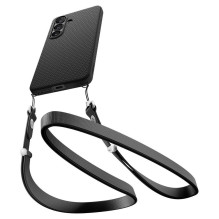 SPIGEN dėklas LIQUID AIR MAG, suderinamas su MagSafe, skirtas SAMSUNG S26 Plus, matinės juodos spalvos SPIGEN dėklas LIQUID AIR MAG, suderinamas su MagSafe, skirtas SAMSUNG S26 Plus, matinės juodos spalvos