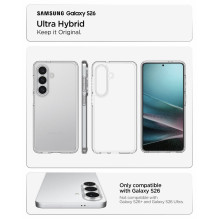 SPIGEN case ULTRA HYBRID for SAMSUNG S26 crystal clear