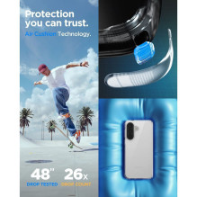 „Samsung A57 5G“ dėklas „Spigen Ultra Hybrid“, skaidrus „Samsung A57 5G“ dėklas „Spigen Ultra Hybrid“, skaidrus