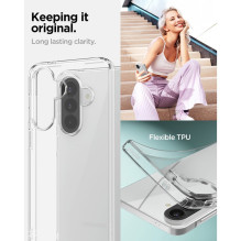„Samsung A57 5G“ dėklas, „Spigen Liquid Crystal“, skaidrus