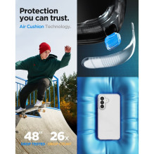 „Samsung A37 5G“ dėklas, „Spigen Liquid Crystal“, skaidrus